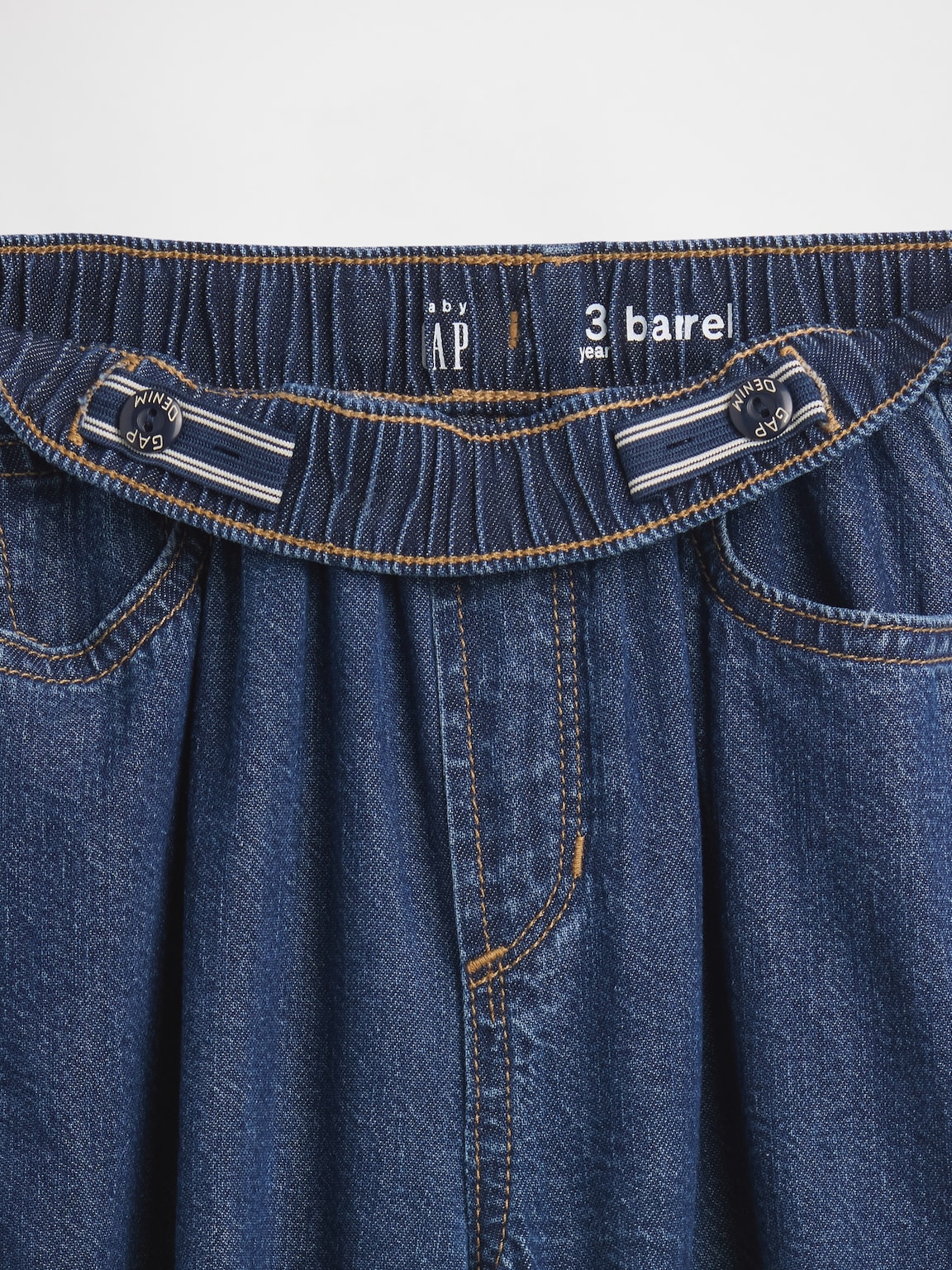 Baby & Toddler Pull-On Barrel Jeans