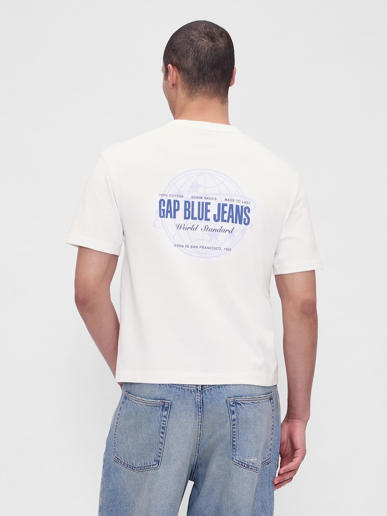 Heavyweight Crop Graphic T-Shirt