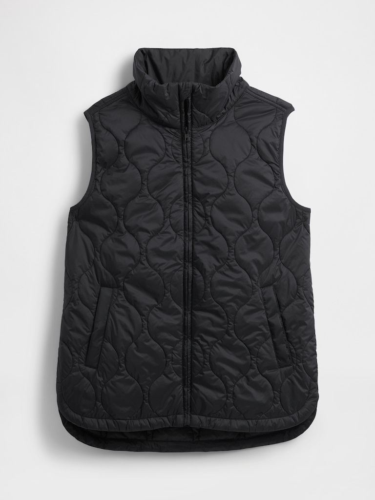 Recycled Lightweight Quilted Puffer Vest