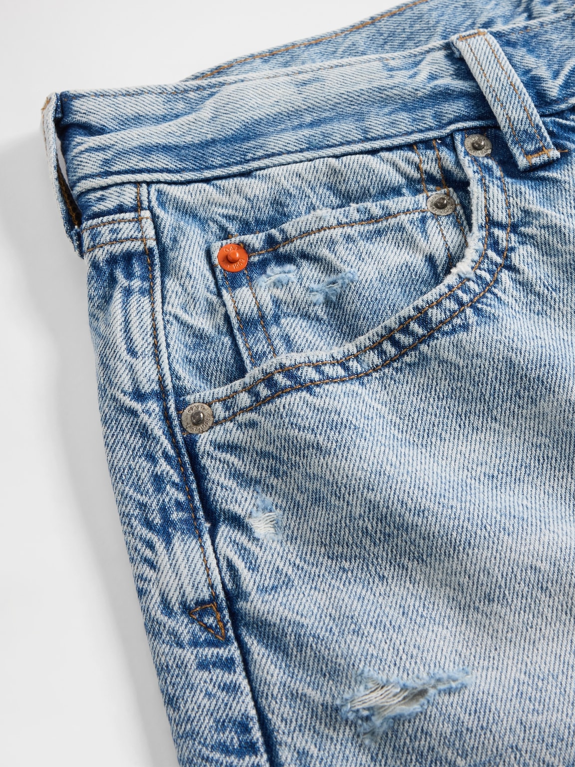 GapStudio Low Rise Stride Denim Shorts