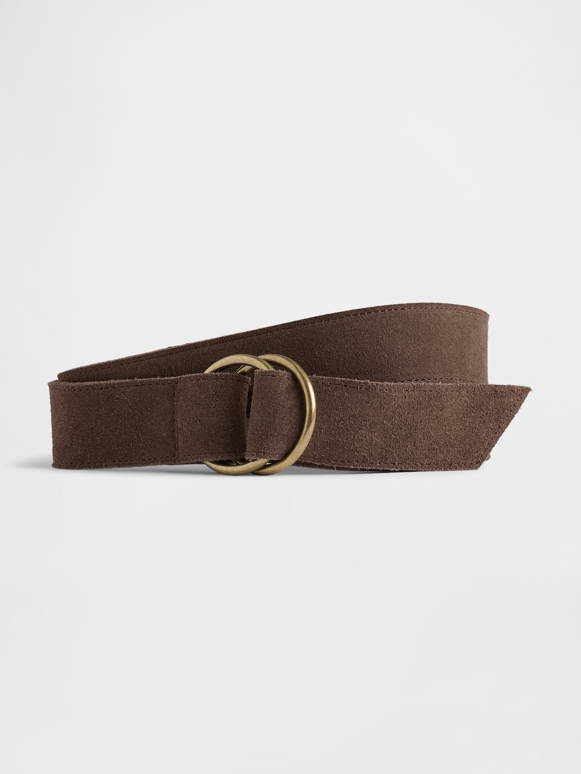 Suede O-Ring Belt