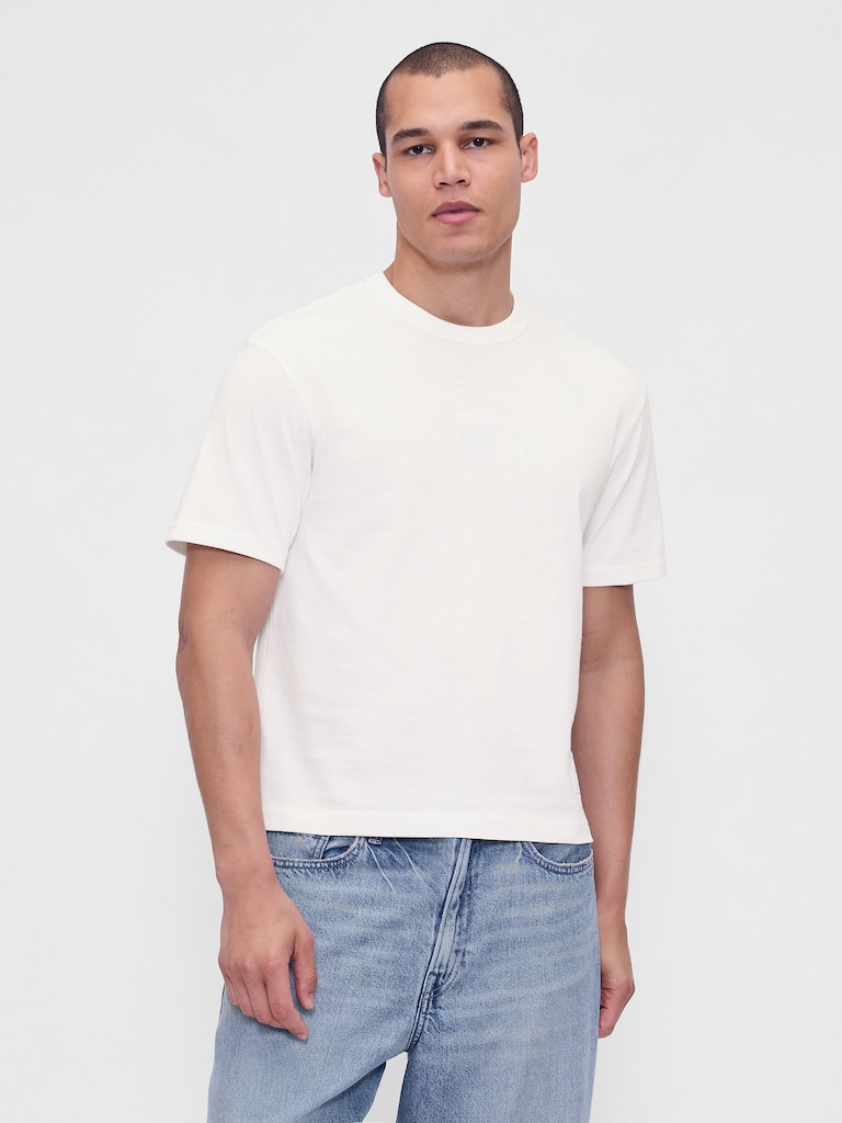 Heavyweight Crop Graphic T-Shirt