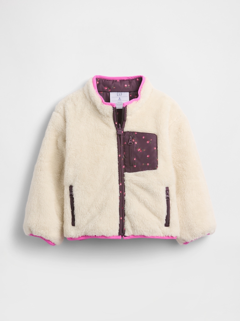 Baby & Toddler Lightweight Sherpa Reversible Jacket