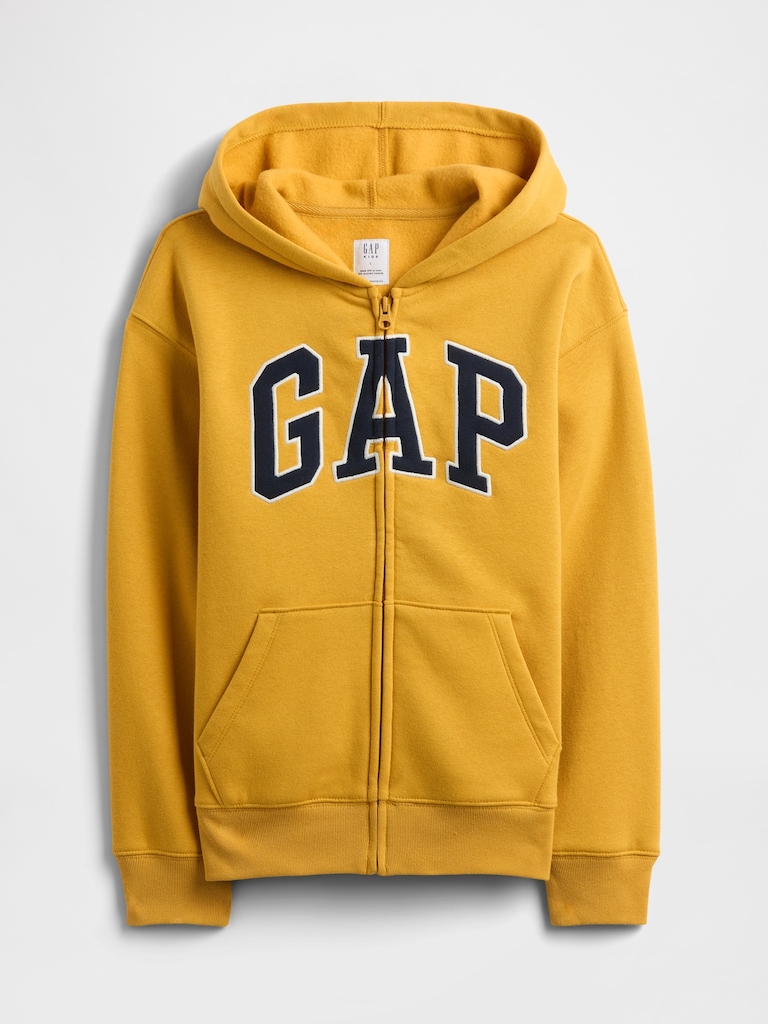 Kids Relaxed Gap Logo Zip Hoodie