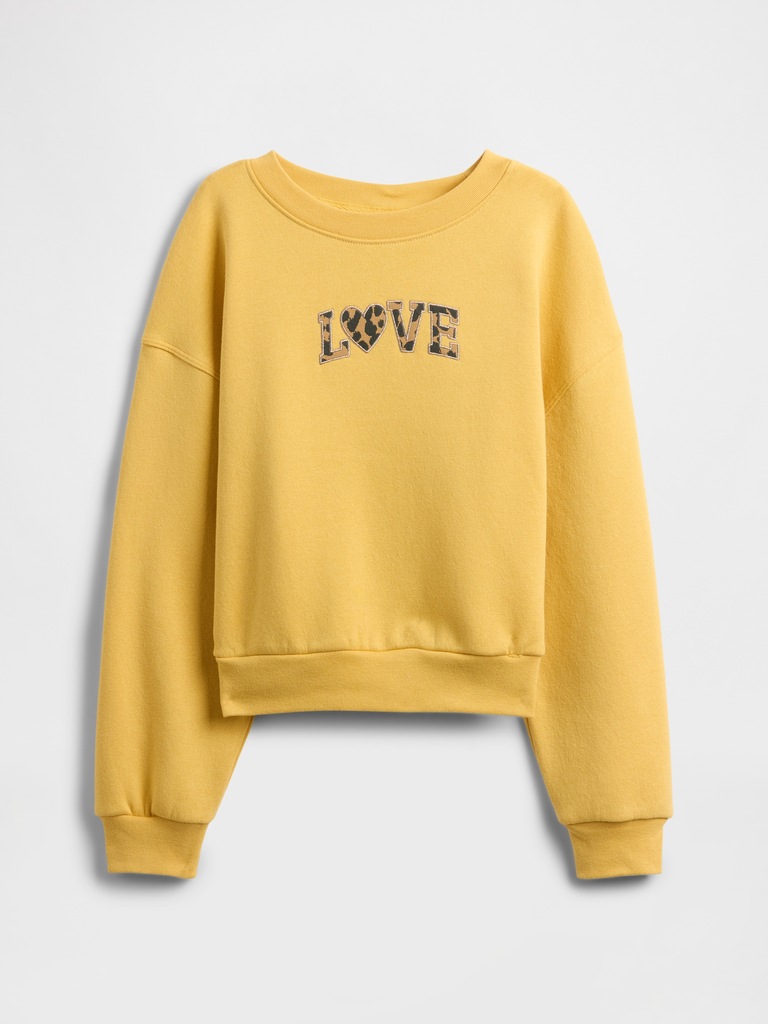 Kids Oversized Crewneck Sweatshirt