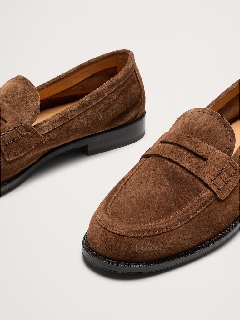 Suede Penny Loafer