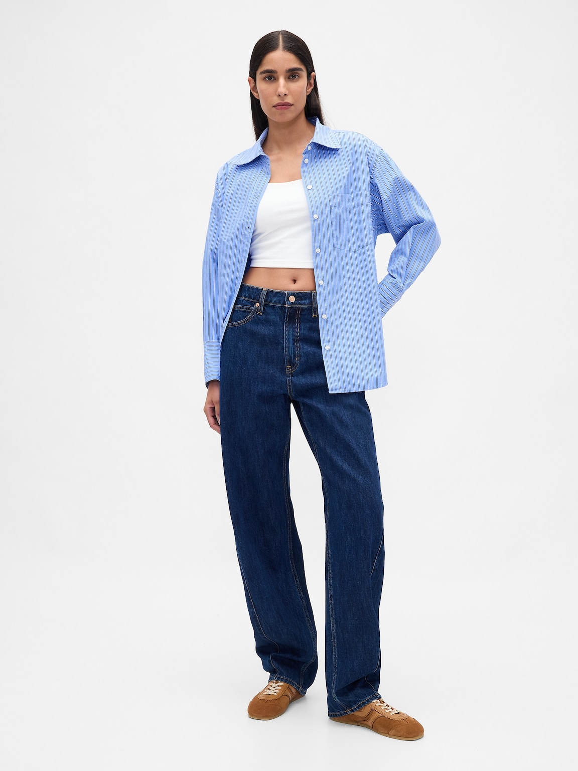 Organic Cotton Poplin Big Shirt