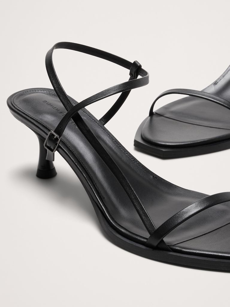 Kitten-Heel Sandal