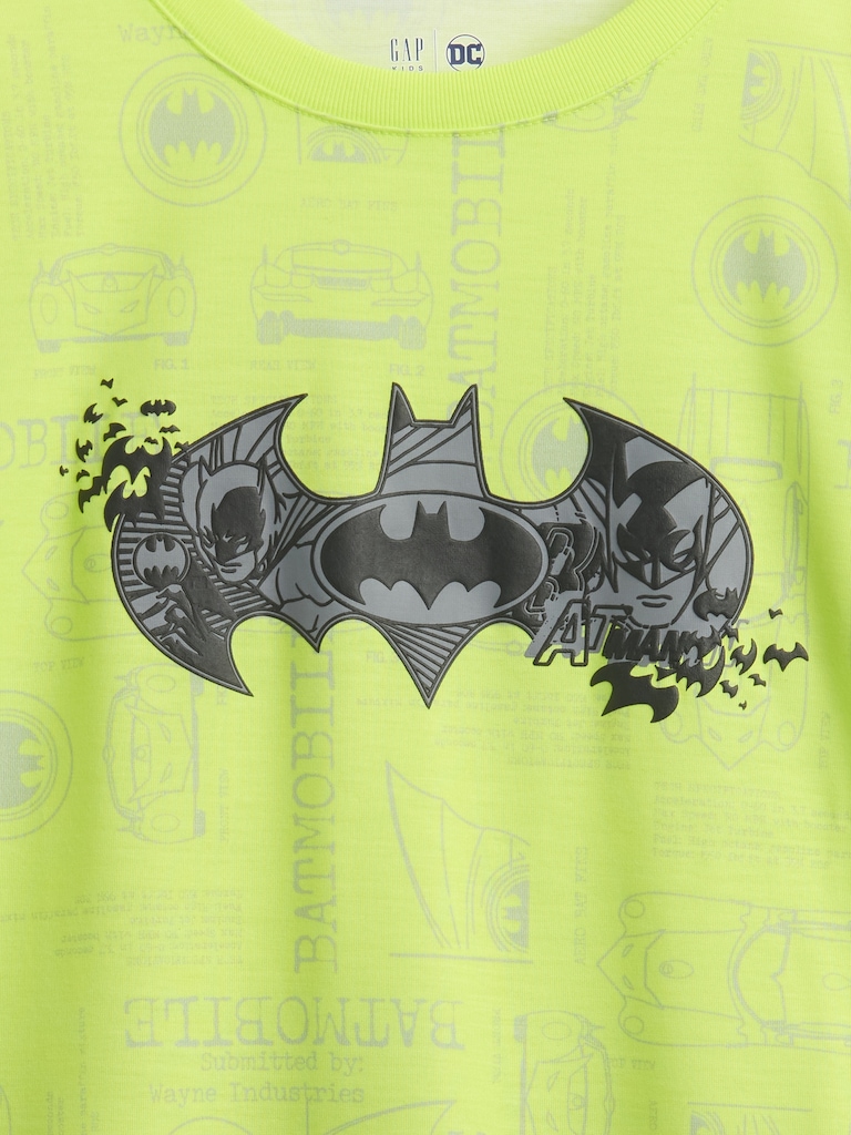 Kids Batman Recycled PJ Short Set