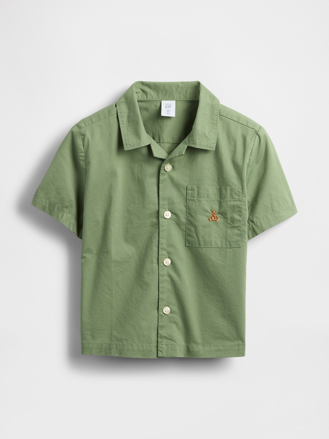 Baby & Toddler Organic Cotton Poplin Cabana Shirt