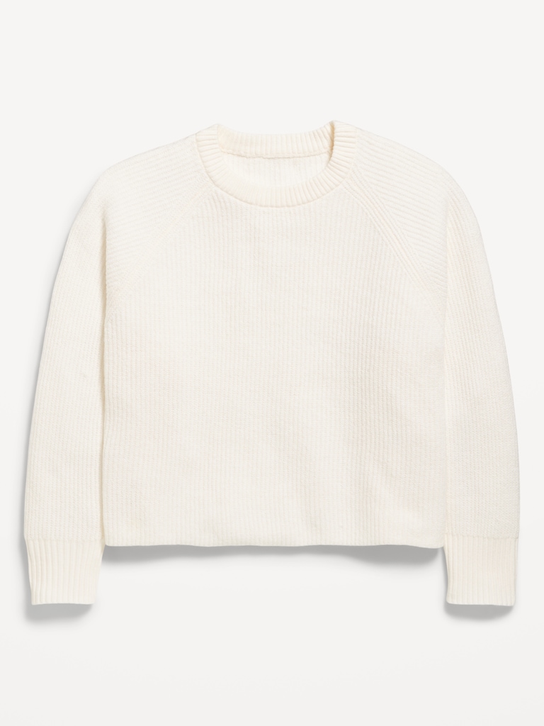 SoSoft Long-Sleeve Ribbed Sweater for Girls