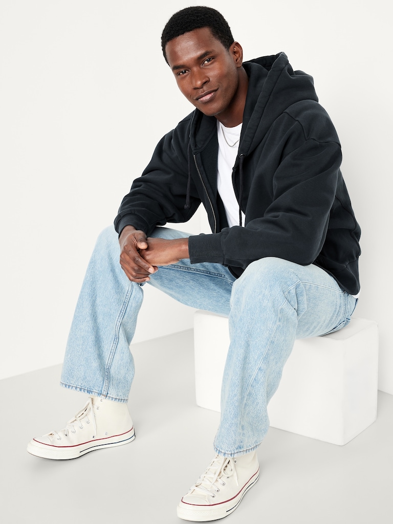 Oversized Heavyweight Zip Hoodie