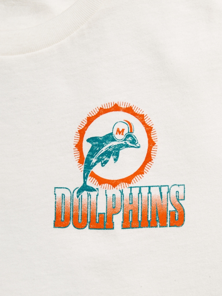 Miami Dolphins Gender-Neutral Graphic T-Shirt for Kids