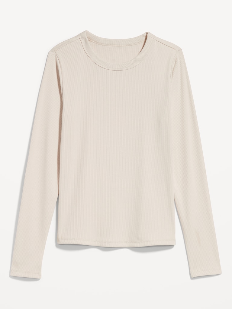 Snug Long-Sleeve Crew-Neck T-Shirt