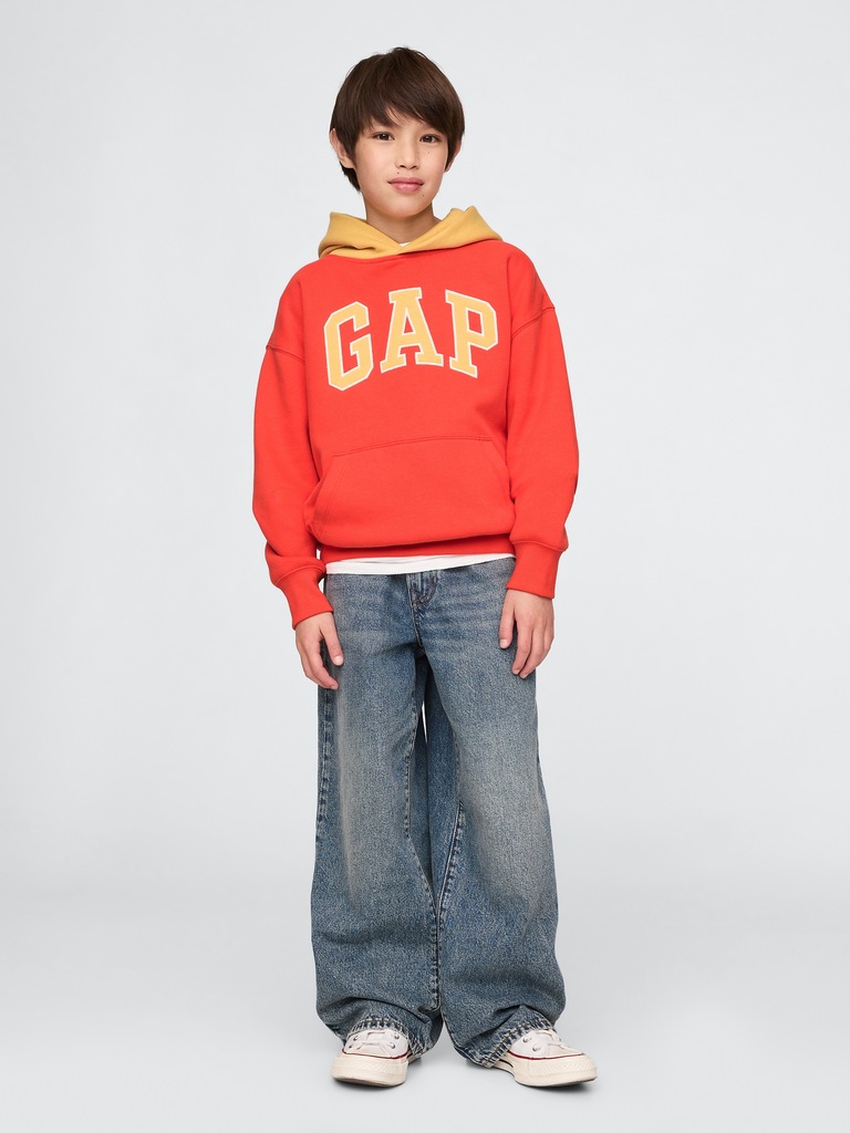 Kids Vintage Soft Logo Hoodie