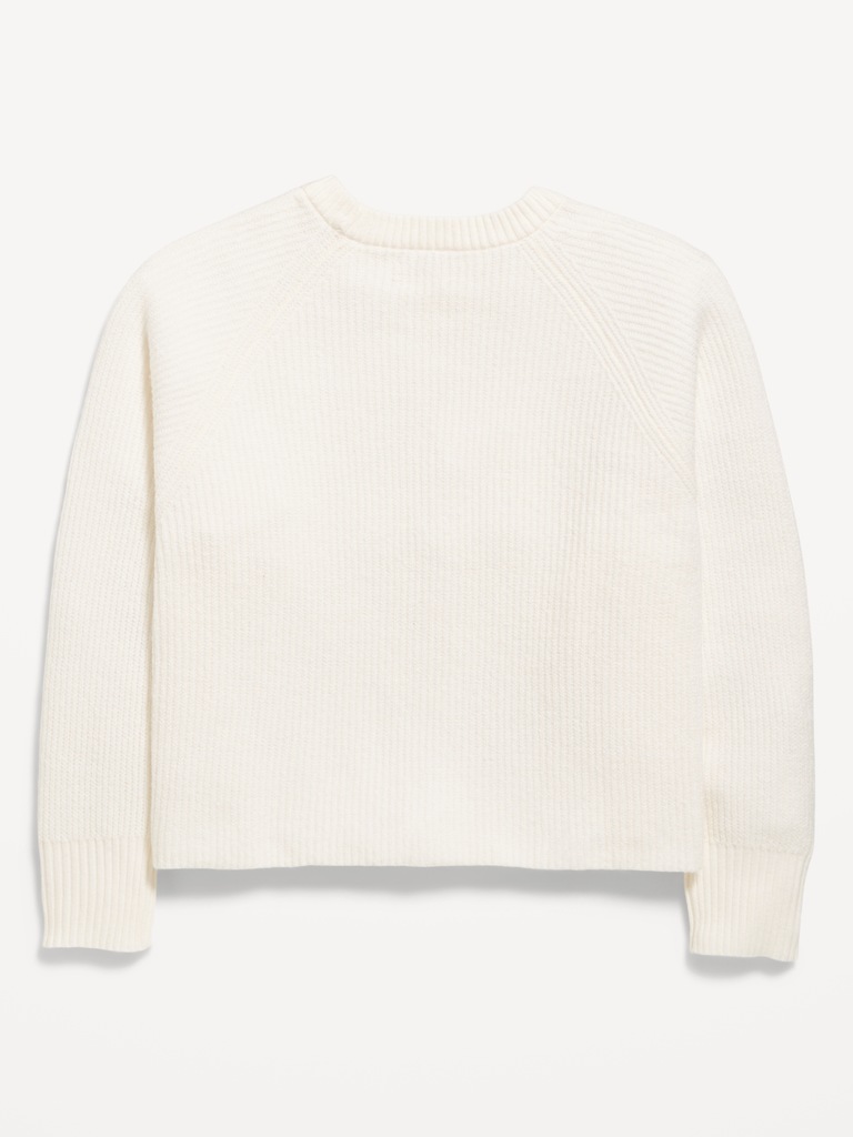 SoSoft Long-Sleeve Ribbed Sweater for Girls