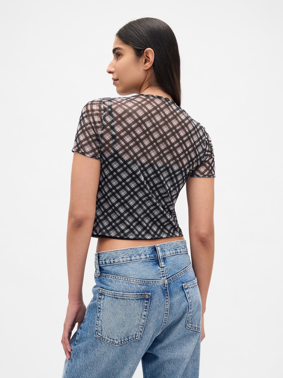 Mesh Crop T-Shirt