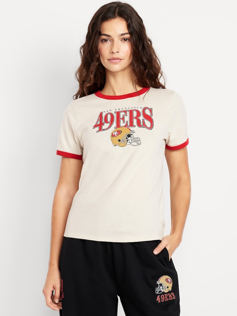San Francisco 49ers EveryWear Crew-Neck Ringer T-Shirt
