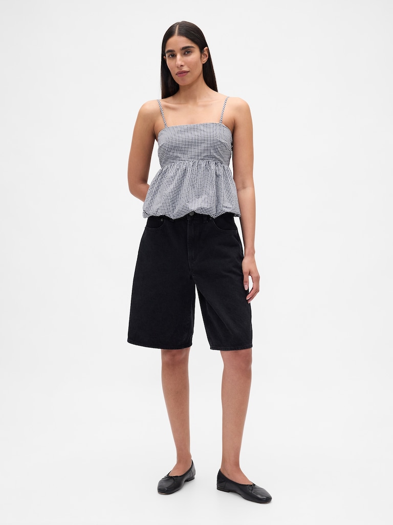 Poplin Bubble Top