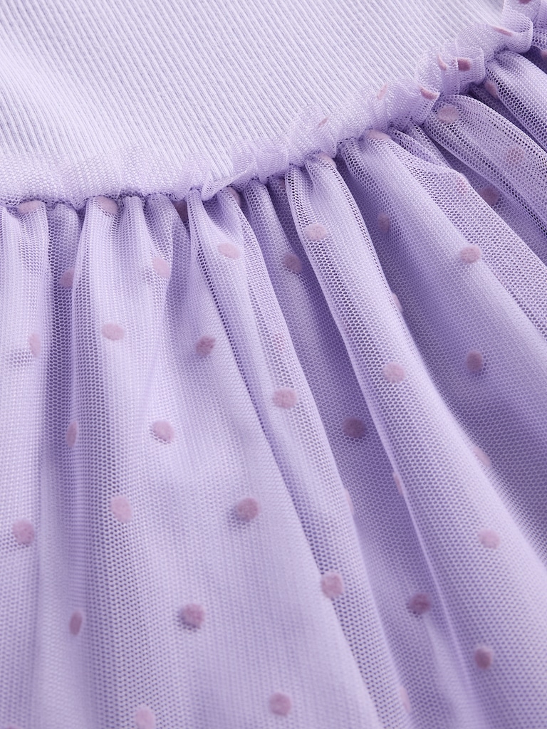 Baby & Toddler Mixed Media Tulle Dress