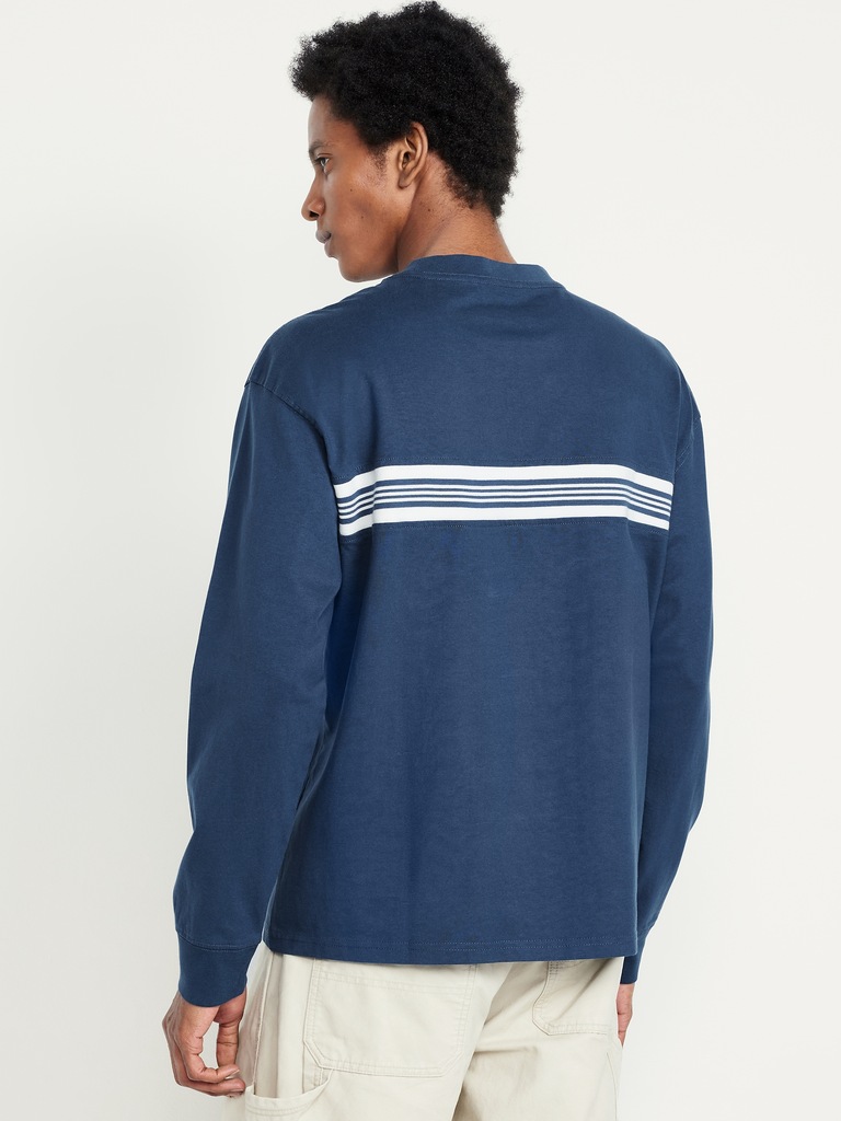 Heavyweight Chest-Stripe T-Shirt
