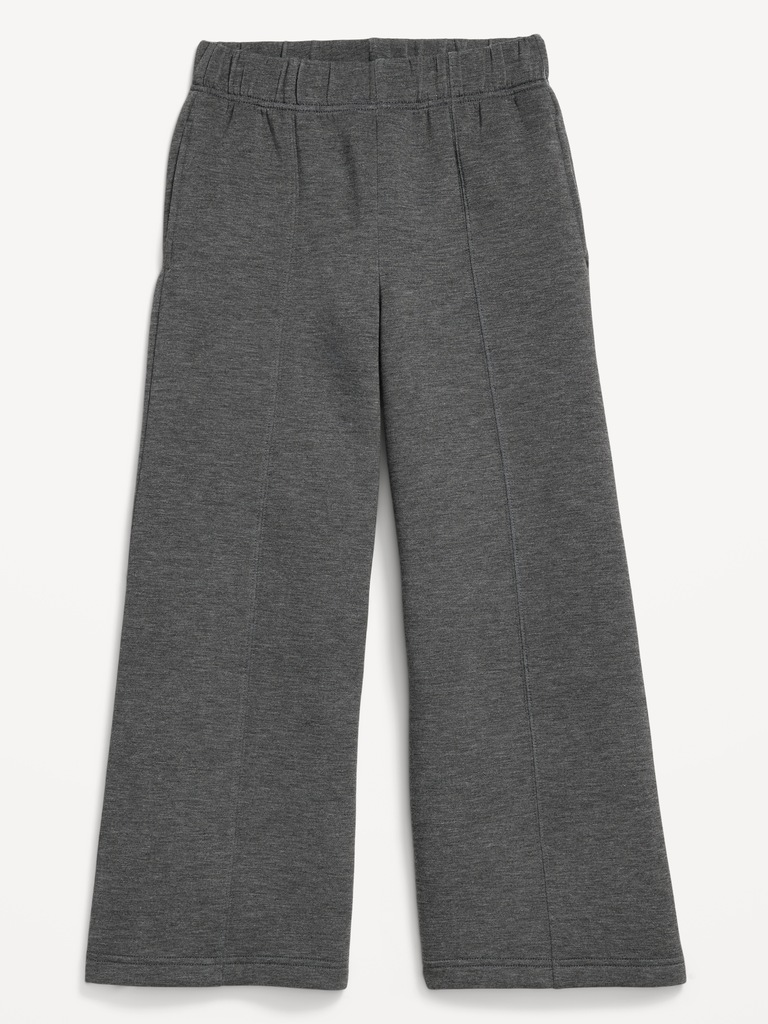 High-Waisted Bounce Fleece Wide-Leg Sweatpants for Girls