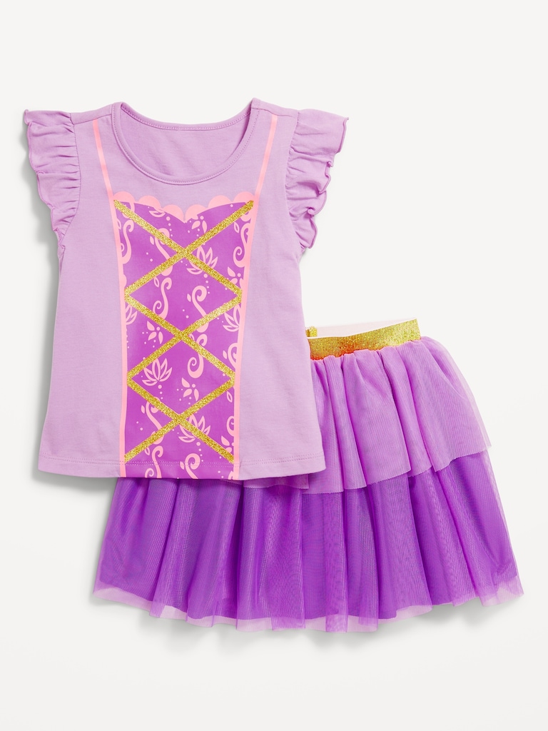 Disney© Princess T-Shirt and Tutu Skirt Set for Toddler Girls