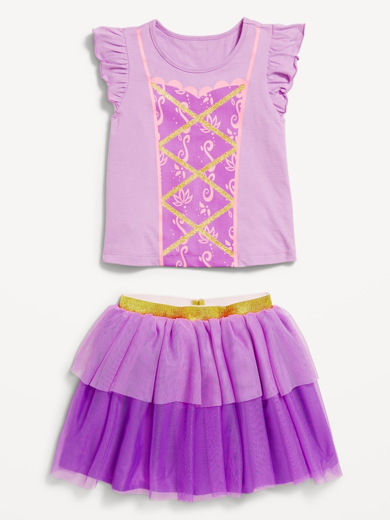 Disney© Princess T-Shirt and Tutu Skirt Set for Toddler Girls