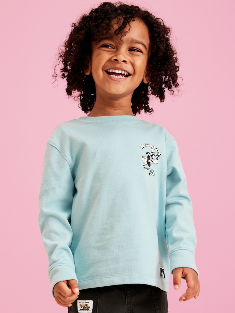 Old Navy x Disney© Oversized Long-Sleeve Graphic T-Shirt for Toddler Boys