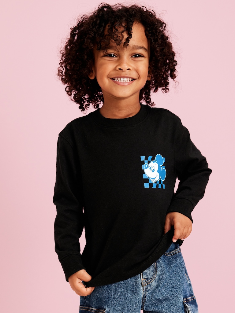 Old Navy x Disney© Oversized Long-Sleeve Graphic T-Shirt for Toddler Boys