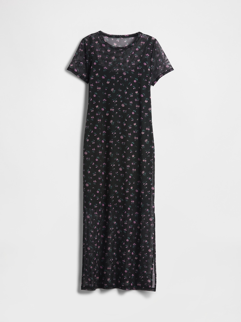 Mesh Maxi Dress