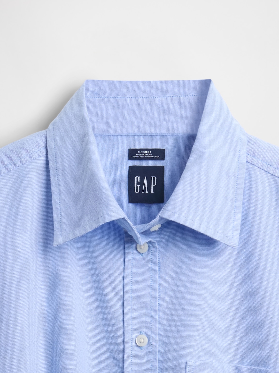 Organic Cotton Oxford Big Shirt