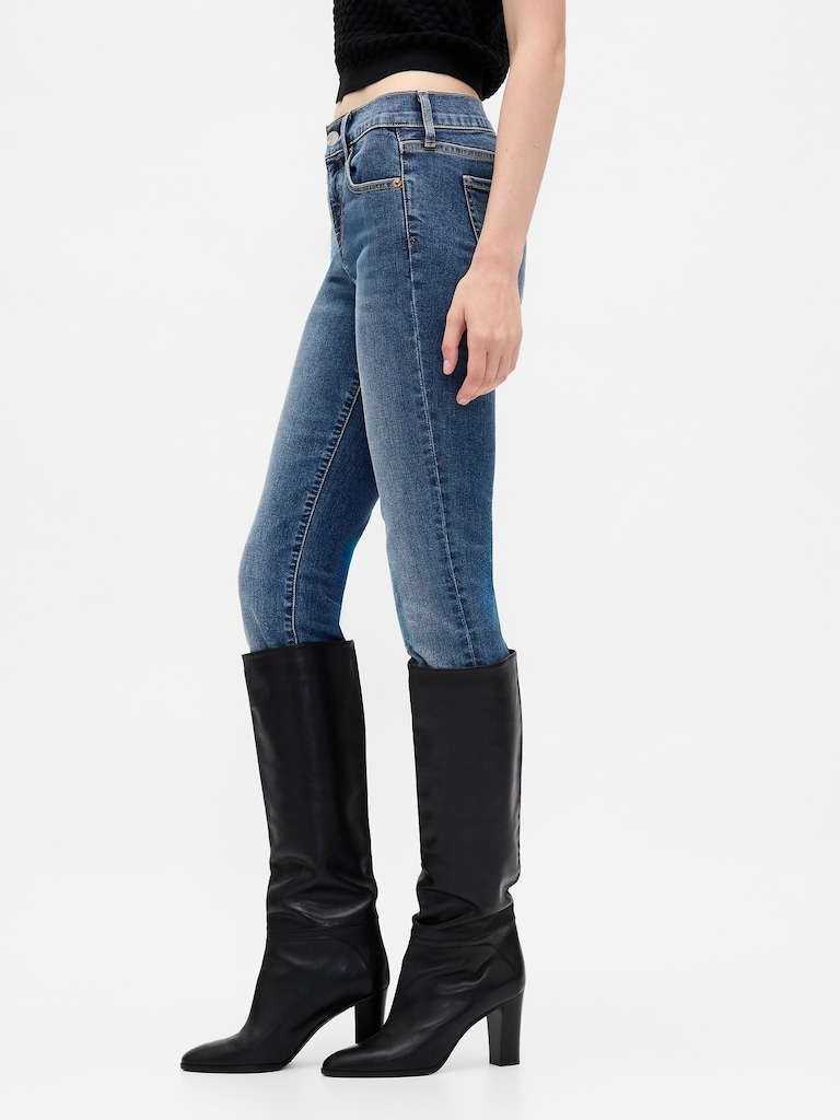 Low Rise True Skinny Jeans