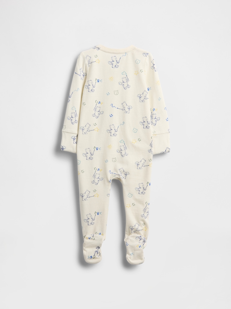Baby First Favorites Organic Cotton Footed One-Piece