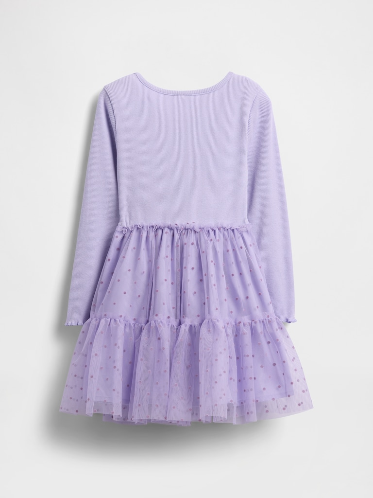 Baby & Toddler Mixed Media Tulle Dress