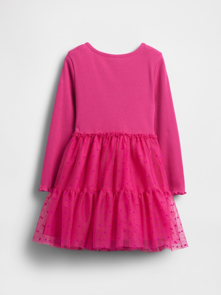 Baby & Toddler Mixed Media Tulle Dress