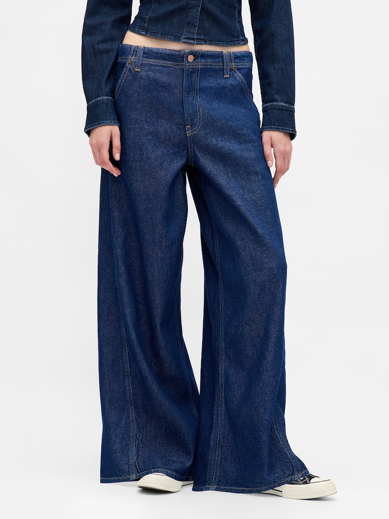 Mid Rise UltraSoft Baggy Jeans