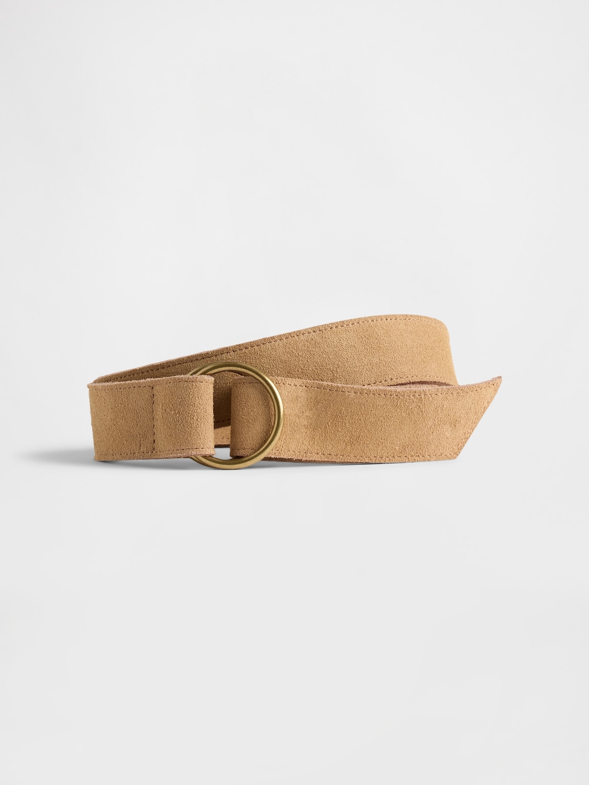 Suede O-Ring Belt