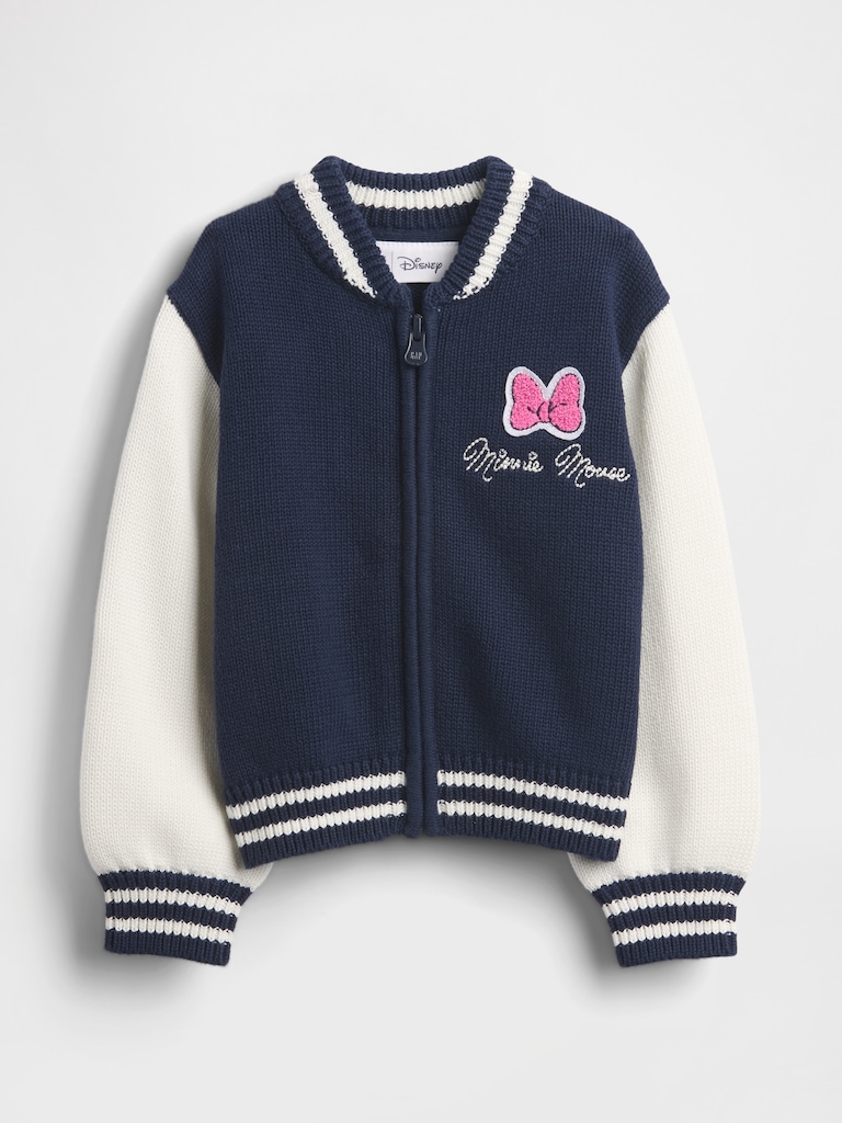 Gap × Disney Baby & Toddler Minnie Mouse Varsity Sweater 