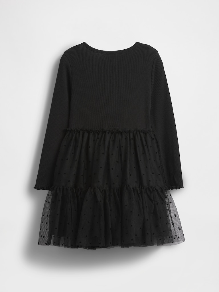 Baby & Toddler Mixed Media Tulle Dress