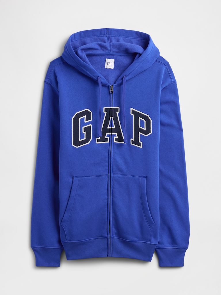 Adult Relaxed Gap Logo Zip Hoodie
