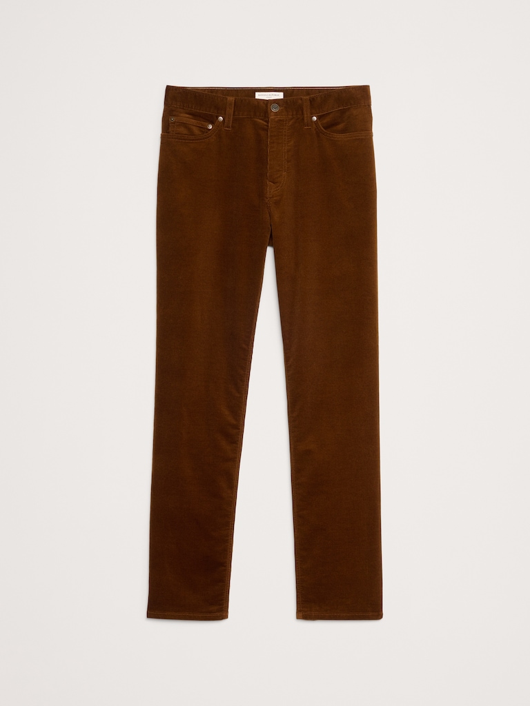 Straight Stretch-Corduroy Traveler Pant