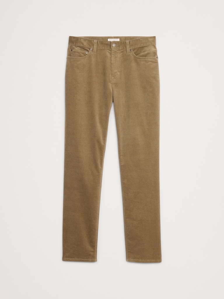 Straight Stretch-Corduroy Traveler Pant