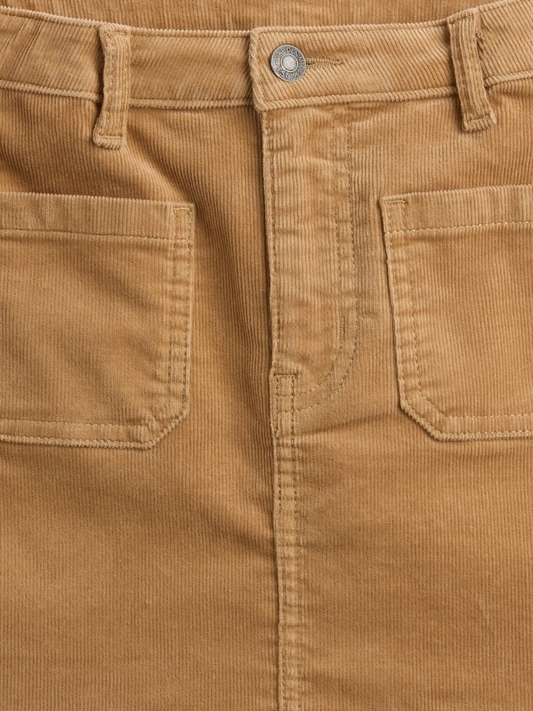 Kids Corduroy Mini Skirt