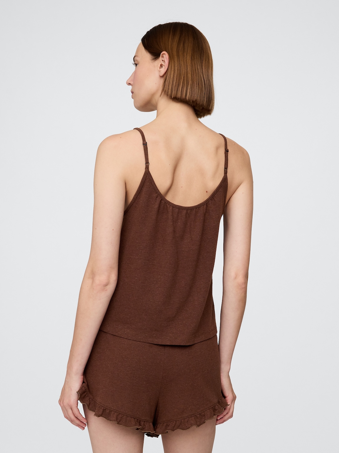 Linen-Blend PJ Cami