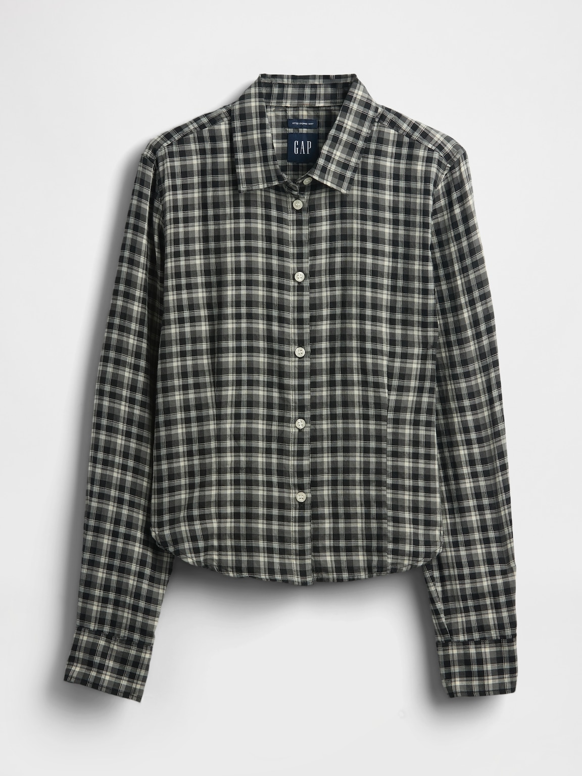 Flannel Fitted Plaid Shirt