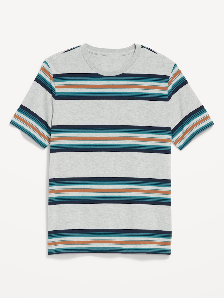 Crew-Neck Striped T-Shirt