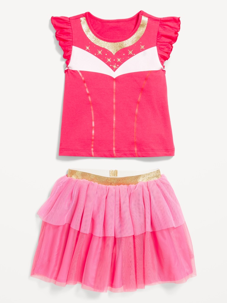 Disney© Princess T-Shirt and Tutu Skirt Set for Toddler Girls