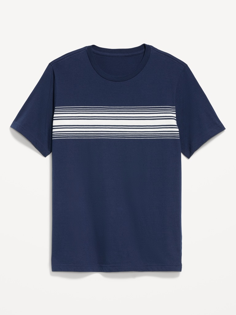 Crew-Neck Striped T-Shirt