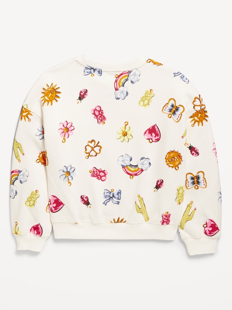 Favorite Fleece Oversized Tunic Sweatshirt for Girls